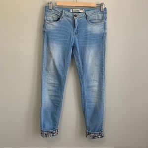 Zara Cuff Detail Jeans